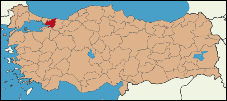 Location Kocaeli (Province)