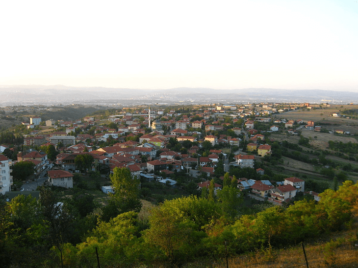 General view of Başiskele, Kocaeli.