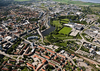 View of the central part of Linköping