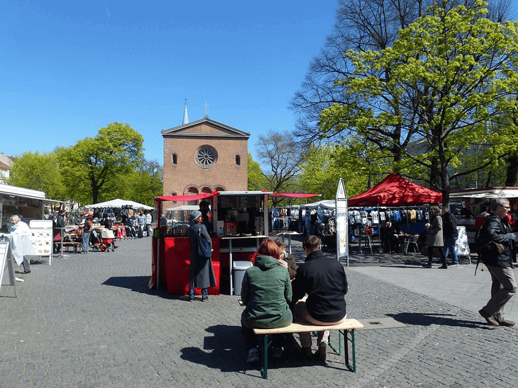 "Market of Cultures" at Leopoldplatz