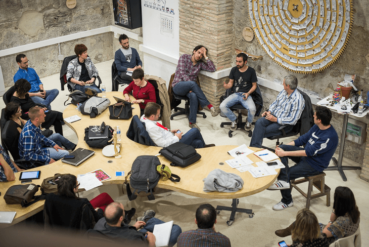 La Colaboradora: a P2P co-working space promoting collaborative economy, Zaragoza, Spain