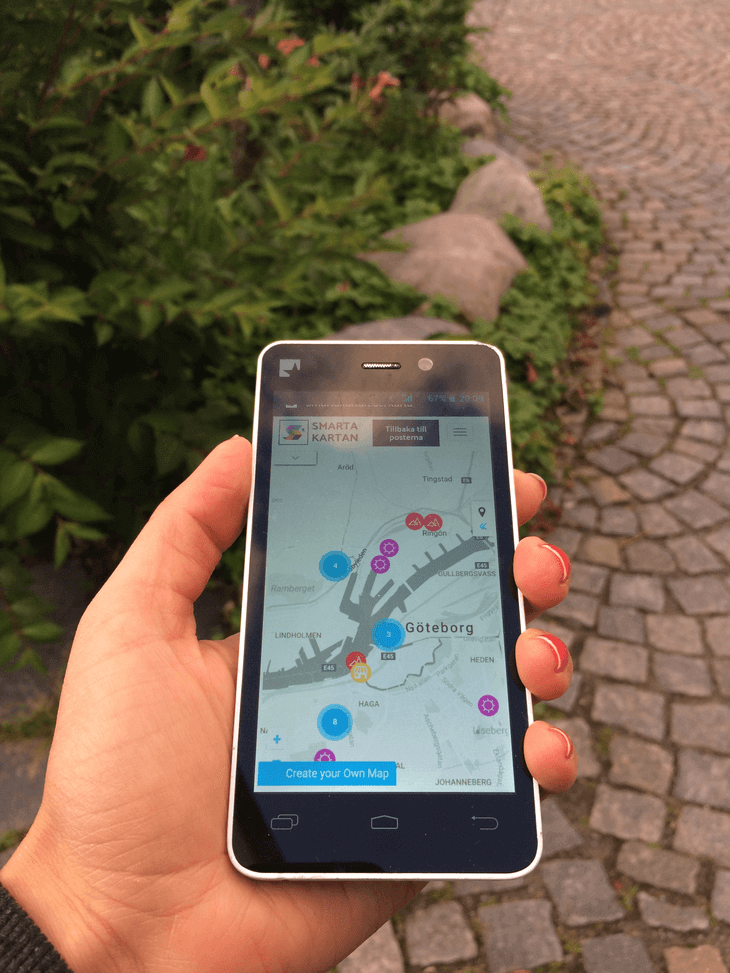 Smart Map App Gothenburg