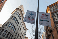 Public publicity of CreArt end EU Day in Valladolid