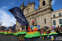 Cultural performance in Bogota’ 
