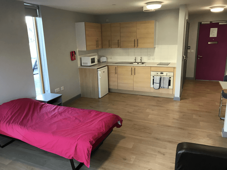 Good quality accommodation - Statutory Temporary Accommodation (Cherry Tree View) - living space in a self contained apartment for a single person