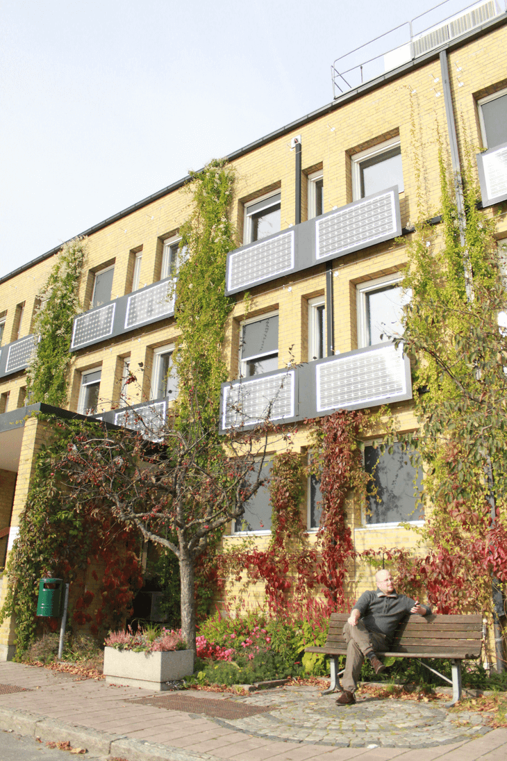 Ekostaden Augustenborg, green facades