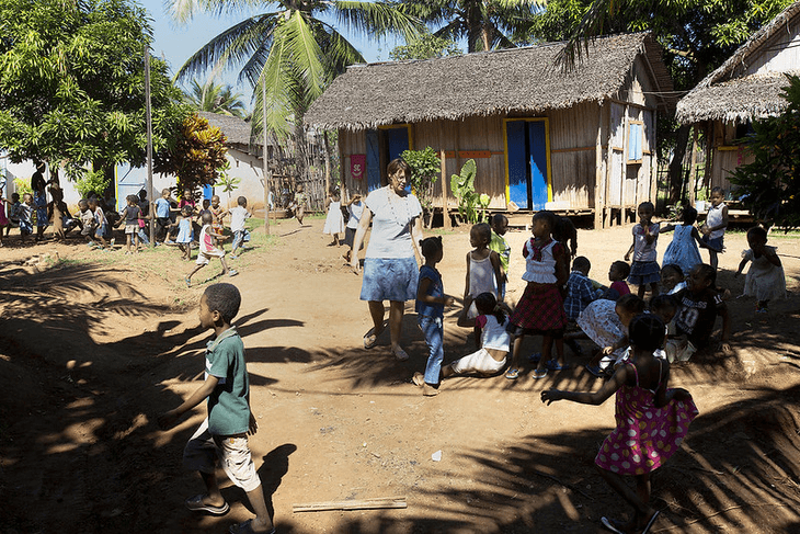 School at Nosy Be, Madagascar
