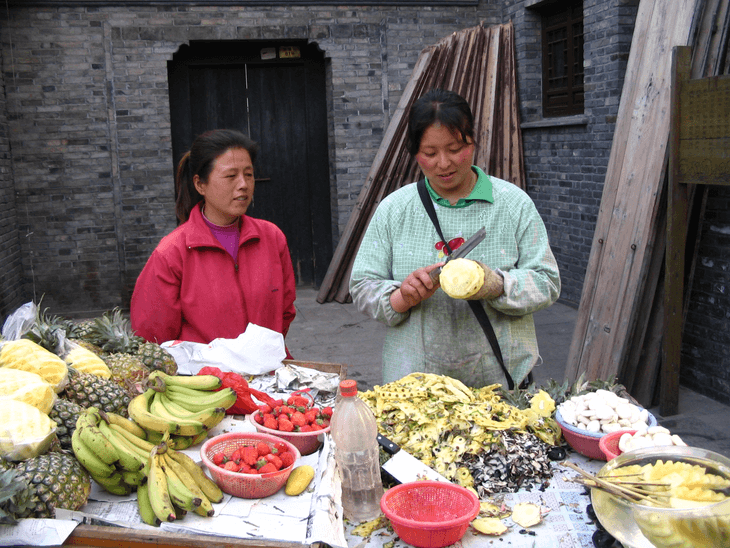 Yangzhou's inhabitants