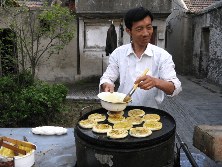 Yangzhou's inhabitant cooking