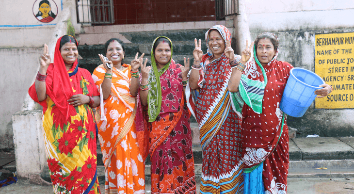 Members of a Self Help group in Berhampur, Odisha