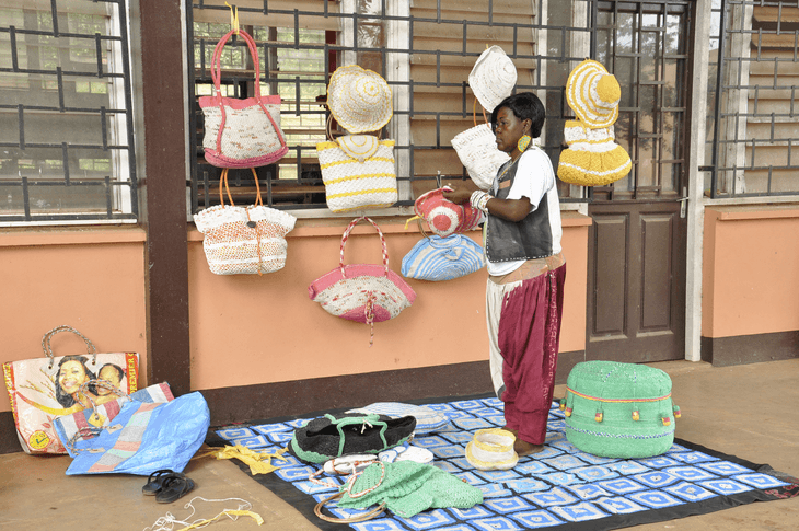 selling objects in recycled plastic